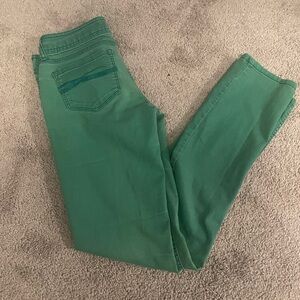 SO Women's Skinny Jeans in Vibrant Green